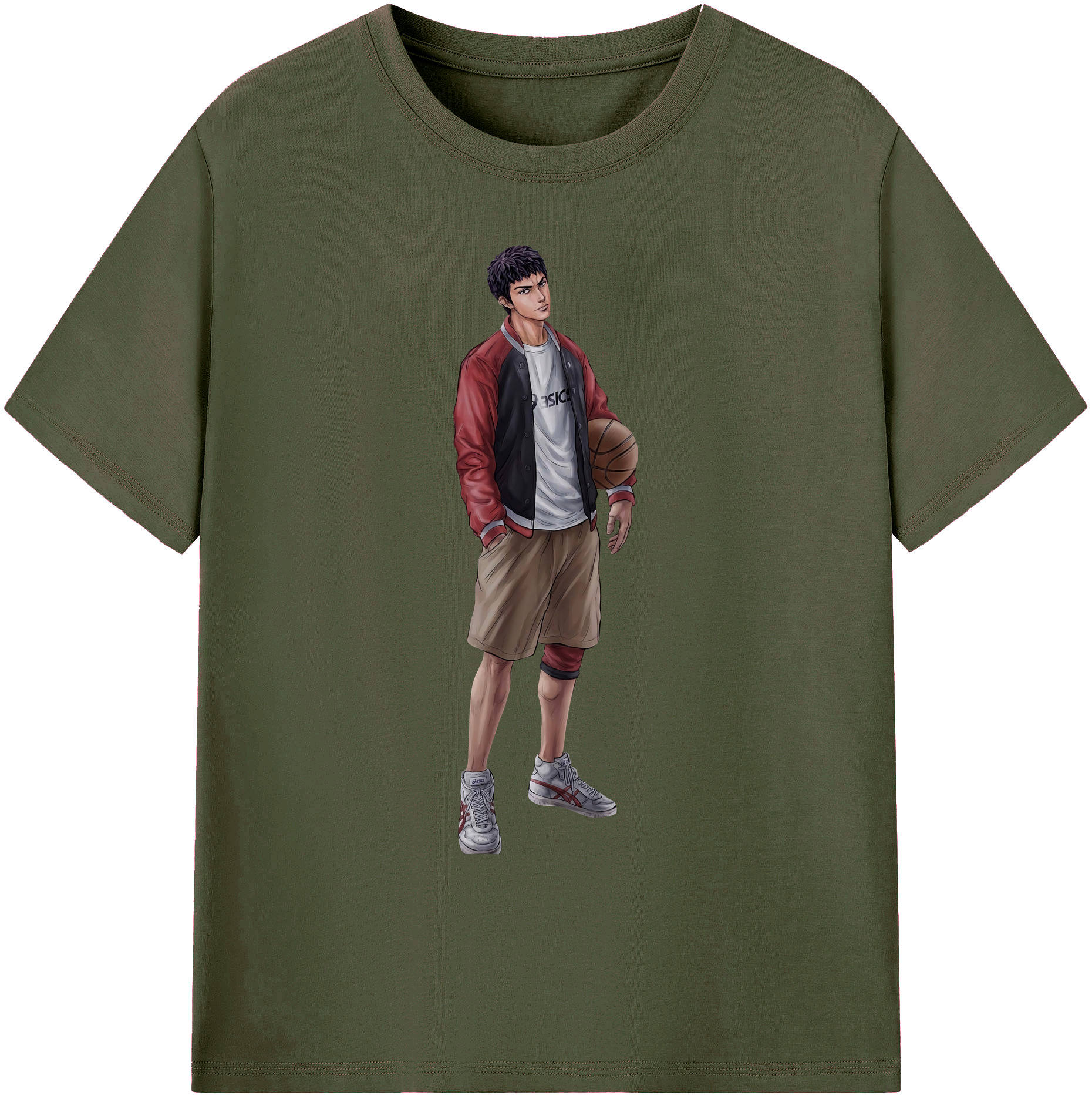 （画像用） SLAM DUNK／スラムダンク 綿100％ メンズ半袖Tシャツ｜肌触りやわらか＆通気性